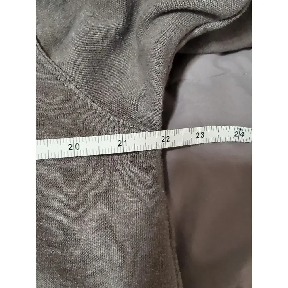 The North Face Mens Medium Hoodie Gray “Never Stop Exploring” Pullover F21 A3Y9J
